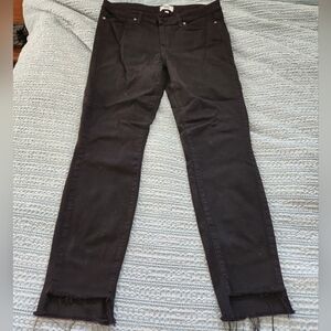 Paige Verdugo Black Ankle Jeans